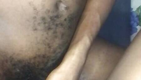 Tease black pussy