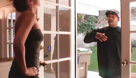 Interracial sex with Sky Rodgers an experienced woman gets