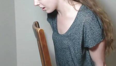 Huge BBC Dildo Chair Riding