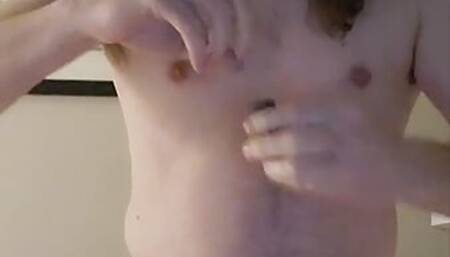 Toying my tight ass, riding dildo to orgasm