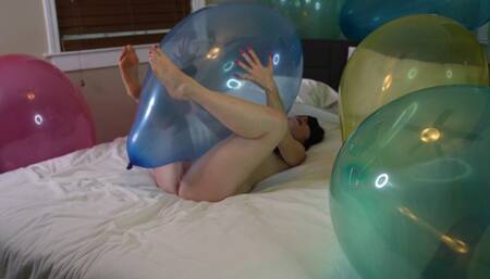 Blindfolded Among Balloons