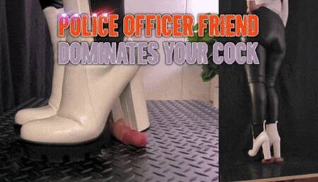 Police Officer Friend Dominates Your Cock in White Boots - (Double Version) - TamyStarly - Trample, Crushing, Trampling, Bootjob, Ballbusting, CBT