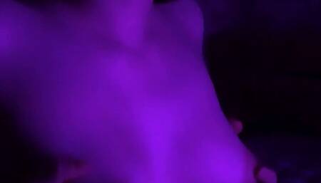 Neighbor's Big Bouncing Breasts. I Squeeze Nipples to the Moaning