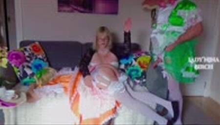 Lady Nina Birch - Sissy Sluts Who Play Get OTK