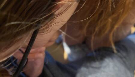 Scandinavian Nerdy Girl demands BJ & Swallow!