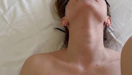 hot babe is filled with cum after double penetration