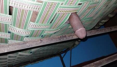 Desi Indian boy fuck his bed when one one at home