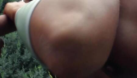 Cristina Bella Ass Fucked by Evan Rochelle, outdoor, brunette, babe, great ass, T1