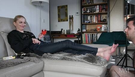 Feet worship & massage