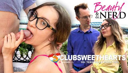 Beauty and the Nerd fuck on the First Date by ClubSweethearts