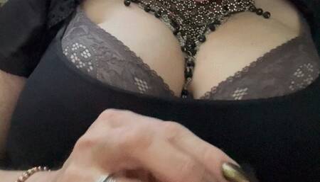 Memorial Day Sneeze Fest with Harmony outside