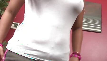 Kya Tropic an uninhibited Asian woman with brown hair gets