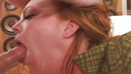 ANAL Red Head Wife ASS FUCKED Banged in all 3 holes n FACIAL SEMEN SQUIRTED