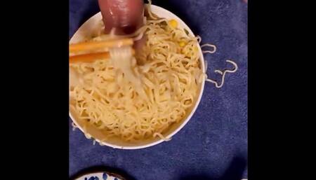 Food Sex - Cum On Noodle