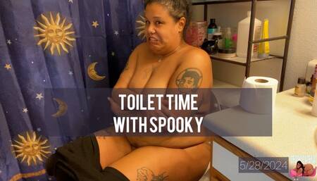 Deep Thought Toilet Time With spooky