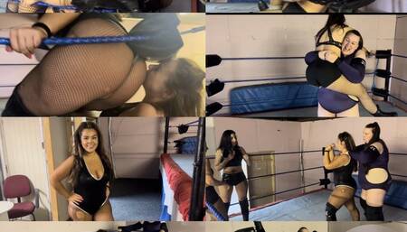 tag team wrestling (bear hugs, stinkfaces and double teams)