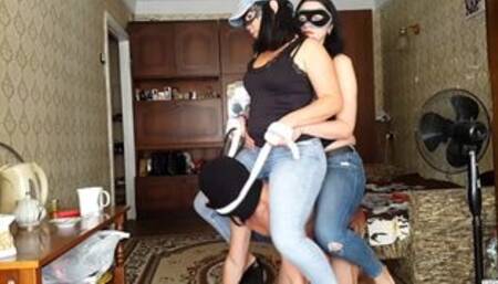 FFM session #29 Saddled and spanked