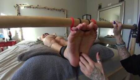 Toe Tied Tickling For My Desperately Ticklish Boyfriend! 1080 HD PREVIEW