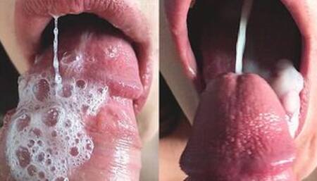 АСМР Слюнявый Минет Очень Крупным Планом, Громко Отсасываю И Лижу Член - SadAndWet