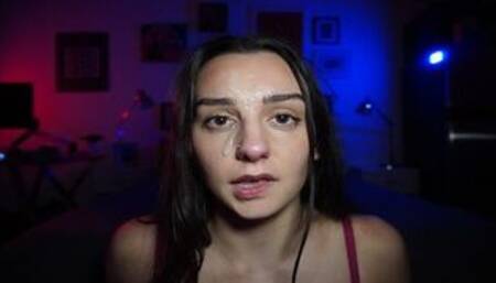 HE DESTROYS MY THROAT AND FUCKS ME WITH CUM ON MY FACE