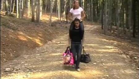 melady dominate richie at trekking tour with pony play