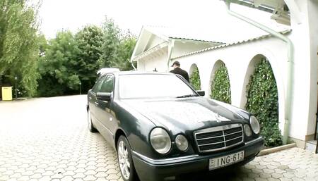 The slut Cecilia Vega gets pounded in the ass by the dicks