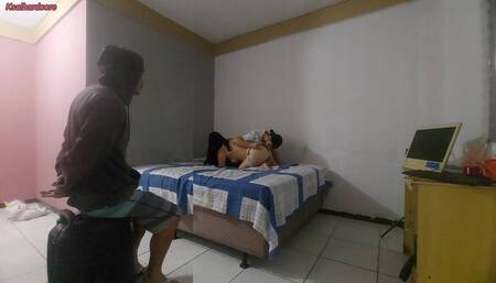 cuckold husband watches hot wife while she gets fucked by random bachelor