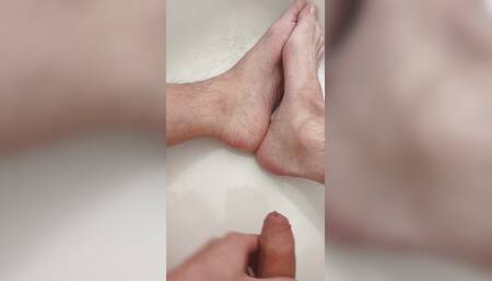 Pissing on my feet