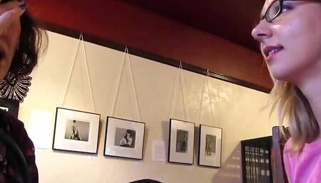 Maggie Mayhem and Sadie Lune are sapphics with lots of hair