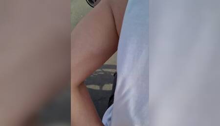 Reckless Guy Jerks Me off While Riding the Motorcycle