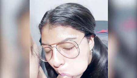 My God, it can't be!! I discovered this video on my innocent stepsister's cell phone, she's a fucking whore...