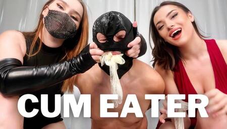Double Domination: Slave Eats Alphas Loads Of Cum
