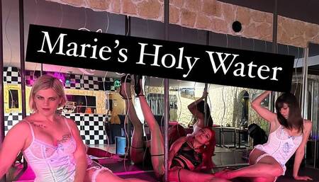 Noochka Seduces Marie & Lety with an Incredible Demonstration of Pole Dance to End with a Lesbian Threesome and Squirt!