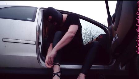 Putting on Hot Heels in the Car Ep. 2