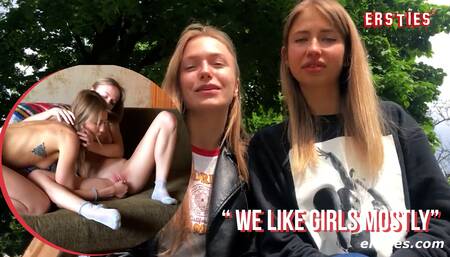 Ersties - Sexy Blonde Co-Workers Get Together For Hot Lesbian Fun