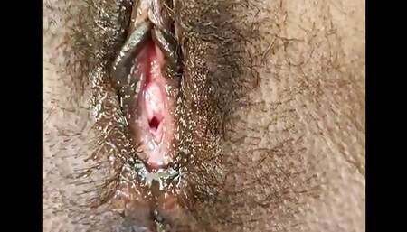 Desi slim girl showing hairy pussy after getting home from school.