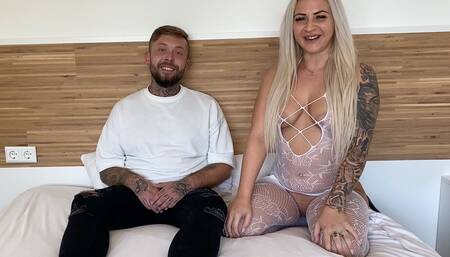 Blonde Teen Fucked by Stepbrother!!