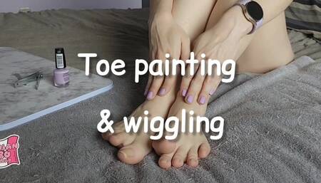 Toe Painting and Wiggling