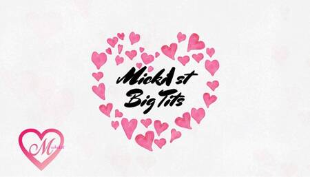 Micki1st body stocking oiling her big tits