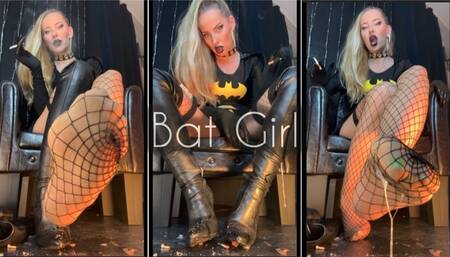 Bat girl chain smokes L&M part 3 german