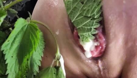 Nettle machine fuck going anal