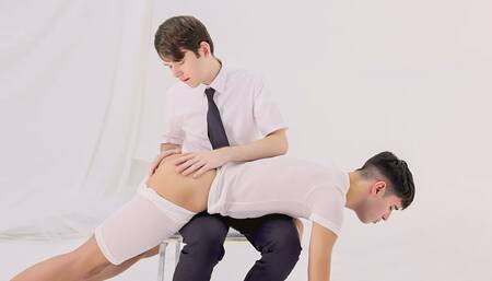 Perv Stud Dakota Lovell Dominates Inexperienced Boy Rob Quin During Holy Ritual - Missionary Boys