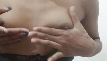 Black Latina Rubs Squirts Dirty Pussy