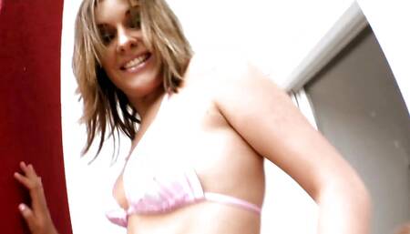 The two sexy lesbians Odett and Roxy Rockat get fucked by