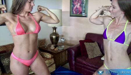 Arm Wrestling: Skylar vs Madison Swan