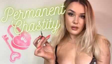 Chastity Is Your Only Option - Permanent chastity lock up instructions & orgasm control