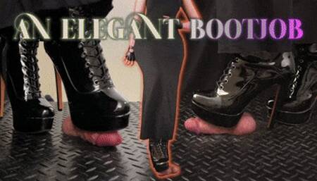 An Elegant Bootjob in Black High Heels - (Edited Version) - TamyStarly - Trample, Crushing, Trampling, Bootjob, Ballbusting, CBT