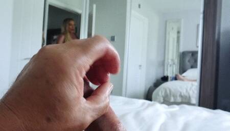 BG Caught wanking by Step Mom