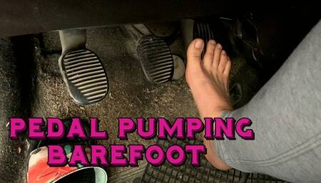 compilation pedal pumping barefoot and in slippers