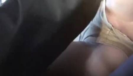 Mademoiselle's tits action